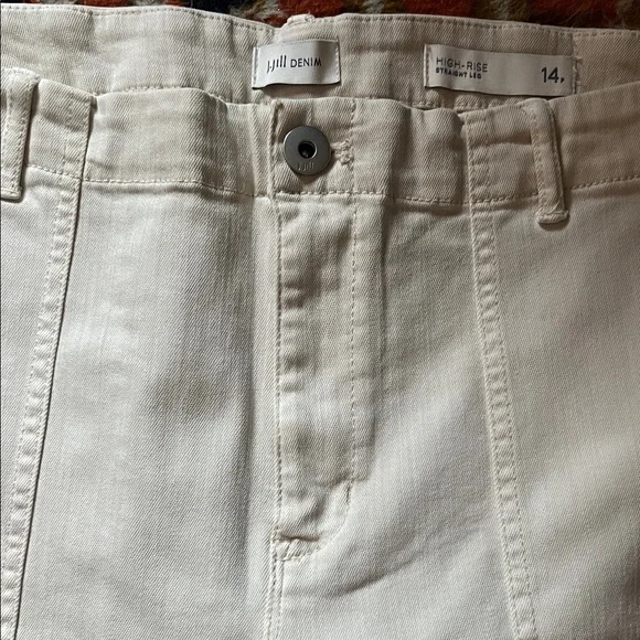 J. Jill High-Rise Straight Leg Jeans in Barley - Picture 2 of 5